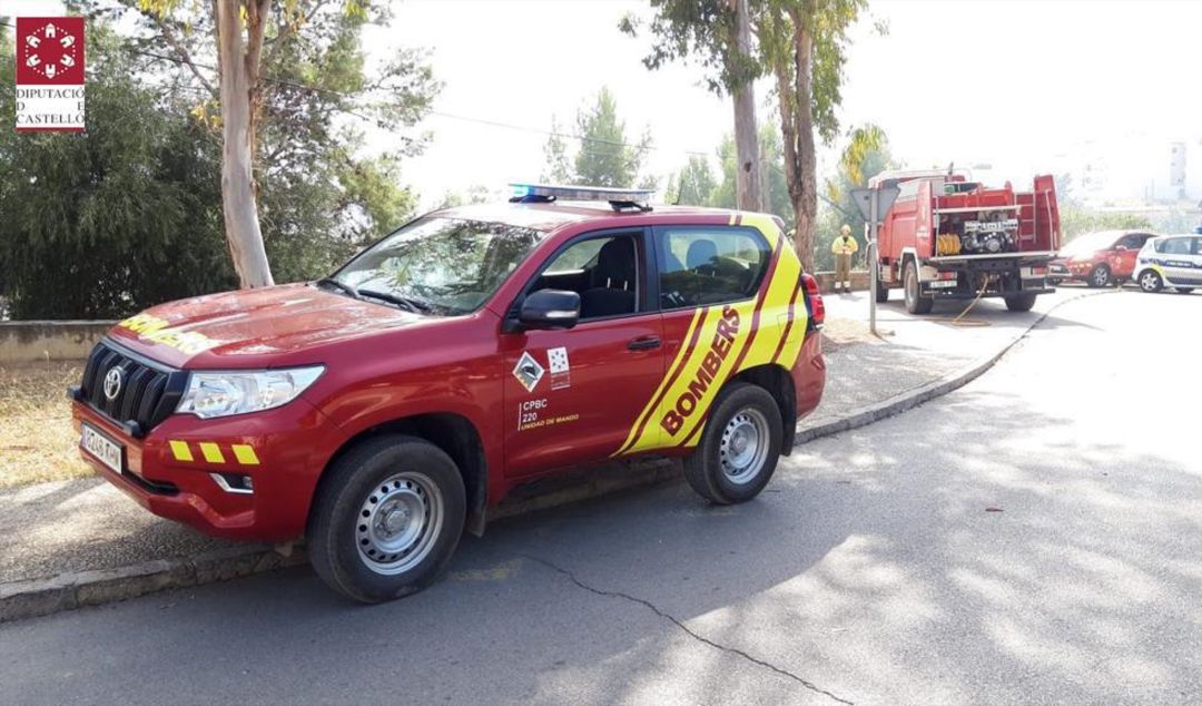 Una unidad del Consorcio Provincial de Bomberos de Castellón Una unidad del Consorcio Provincial de Bomberos de Castellón