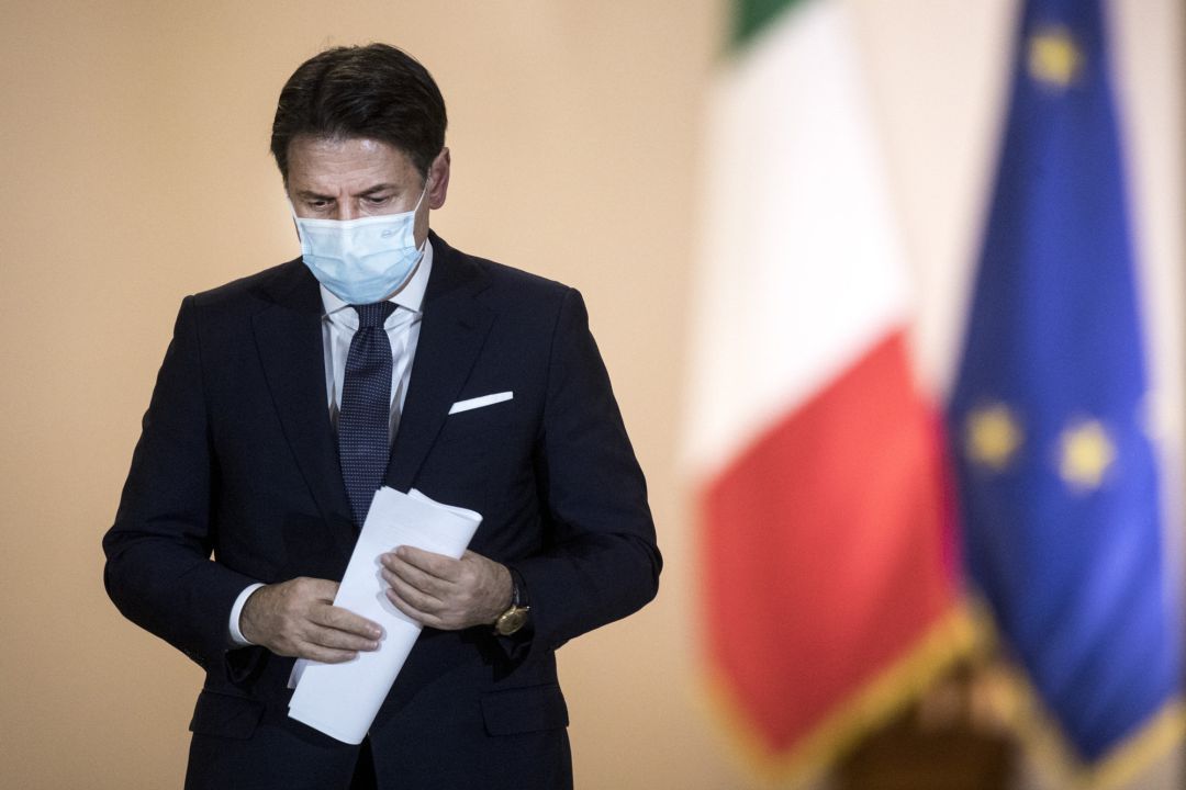 El primer ministro italiano Giuseppe Conte. El primer ministro italiano Giuseppe Conte.
