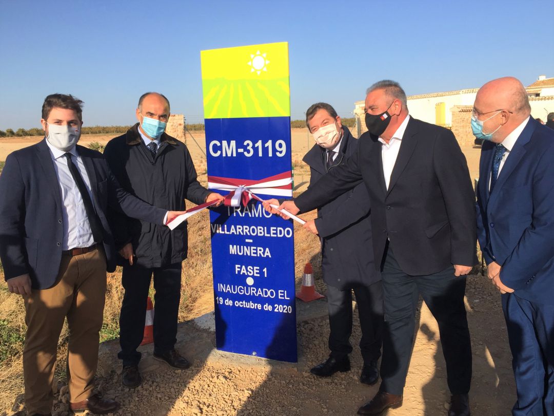 Imagen de la inauguración del tramo Imagen de la inauguración del tramo