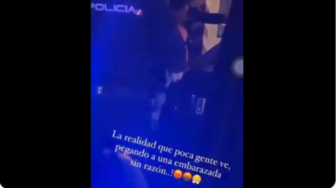 Captura de pantalla del vídeo de la agresión. Captura de pantalla del vídeo de la agresión.