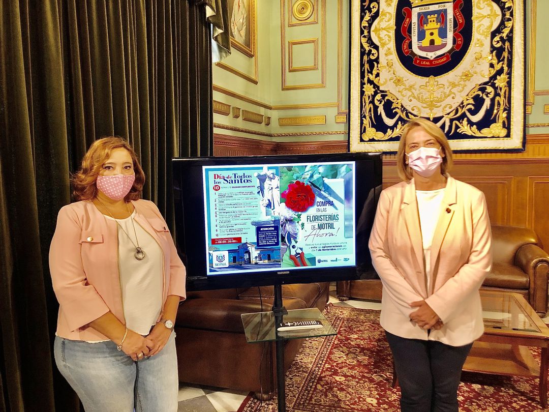 La alcaldesa de Motril, Luisa García Chamorro, y la concejal de Salud, Susana Peña presentan las medidas especiales en el día de todos los Santos La alcaldesa de Motril, Luisa García Chamorro, y la concejal de Salud, Susana Peña presentan las medidas especiales en el día de todos los Santos