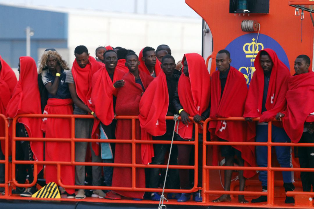 Personas rescatadas por Salvamento Marítimo. Personas rescatadas por Salvamento Marítimo.