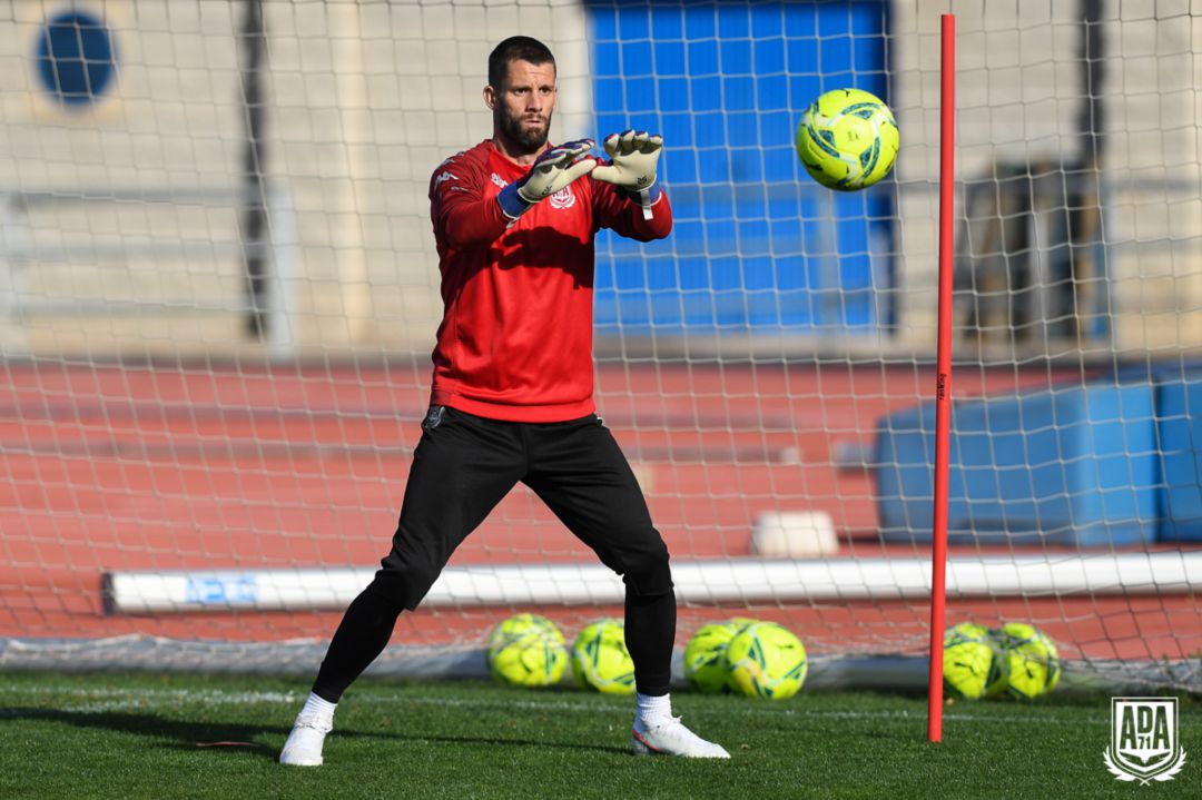 Entrenamiento de la AD Alcorcón Entrenamiento de la AD Alcorcón