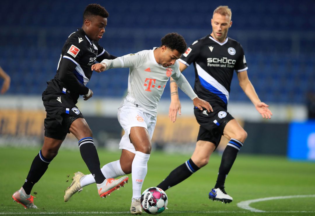Gnabry, en acción Gnabry, en acción