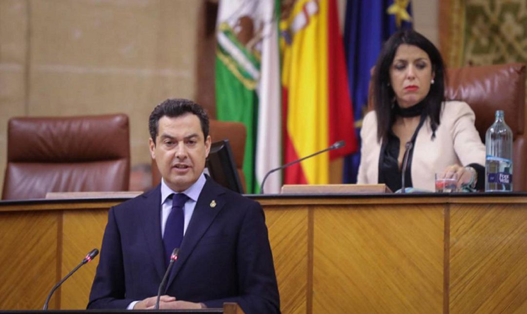 Moreno Bonilla en una intervención. Moreno Bonilla en una intervención.