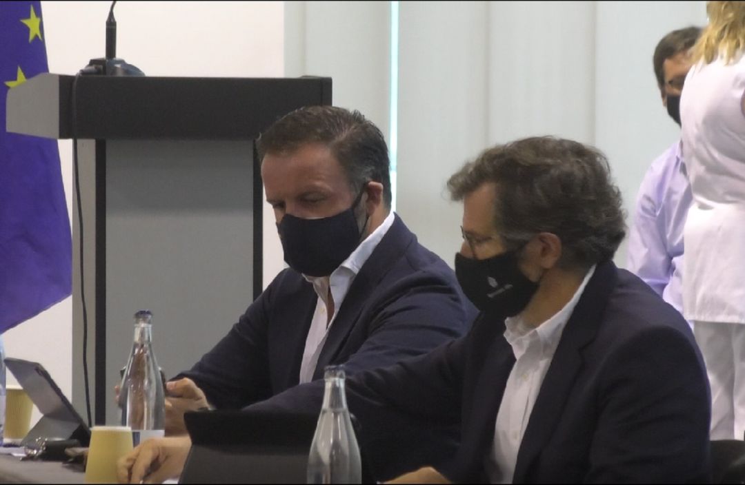 Pablo Ruz portavoz PP y Javier García Mora concejal del Partido Popular Pablo Ruz portavoz PP y Javier García Mora concejal del Partido Popular