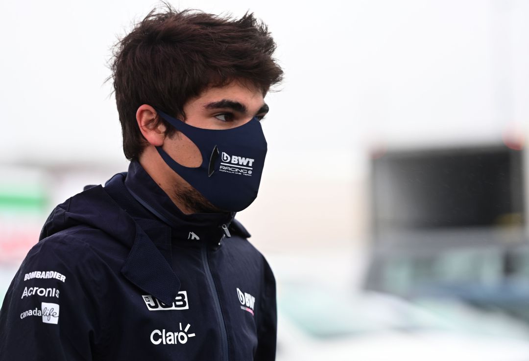 Lance Stroll, en el paddock del GP de Eifel. Lance Stroll, en el paddock del GP de Eifel.