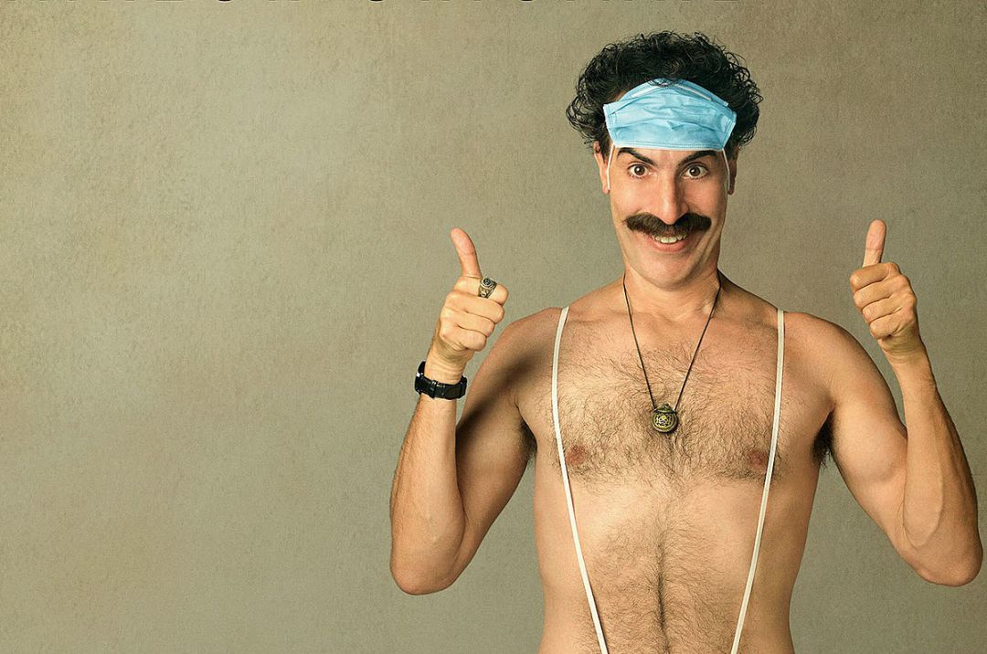Cartel de 'Borat', de Sacha Baron Cohen Cartel de 'Borat', de Sacha Baron Cohen