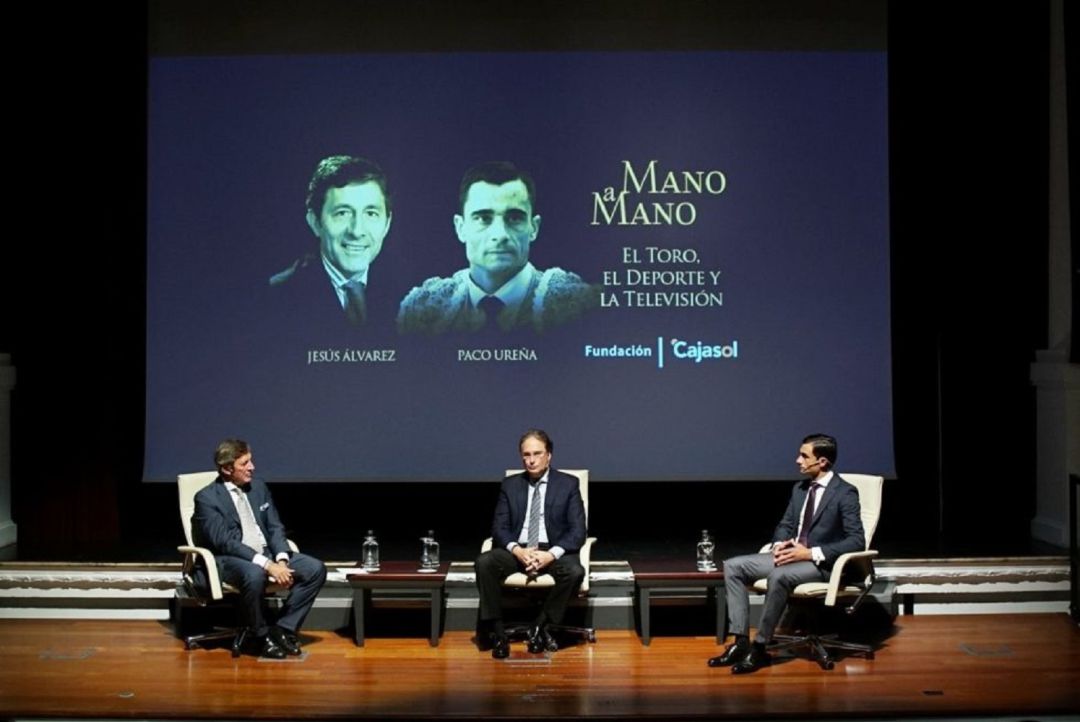 De izquierda a derecha, Jesús Álvarez, José Enrique Moreno y Paco Ureña De izquierda a derecha, Jesús Álvarez, José Enrique Moreno y Paco Ureña