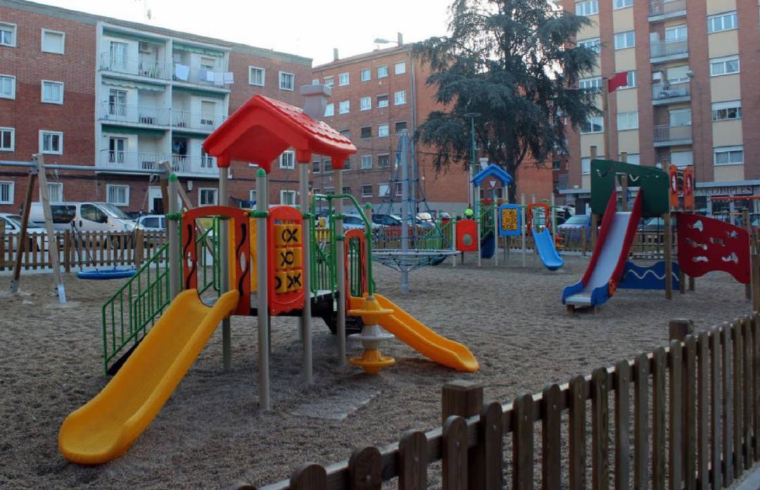 Uno de los parques infantiles de Zamora Uno de los parques infantiles de Zamora