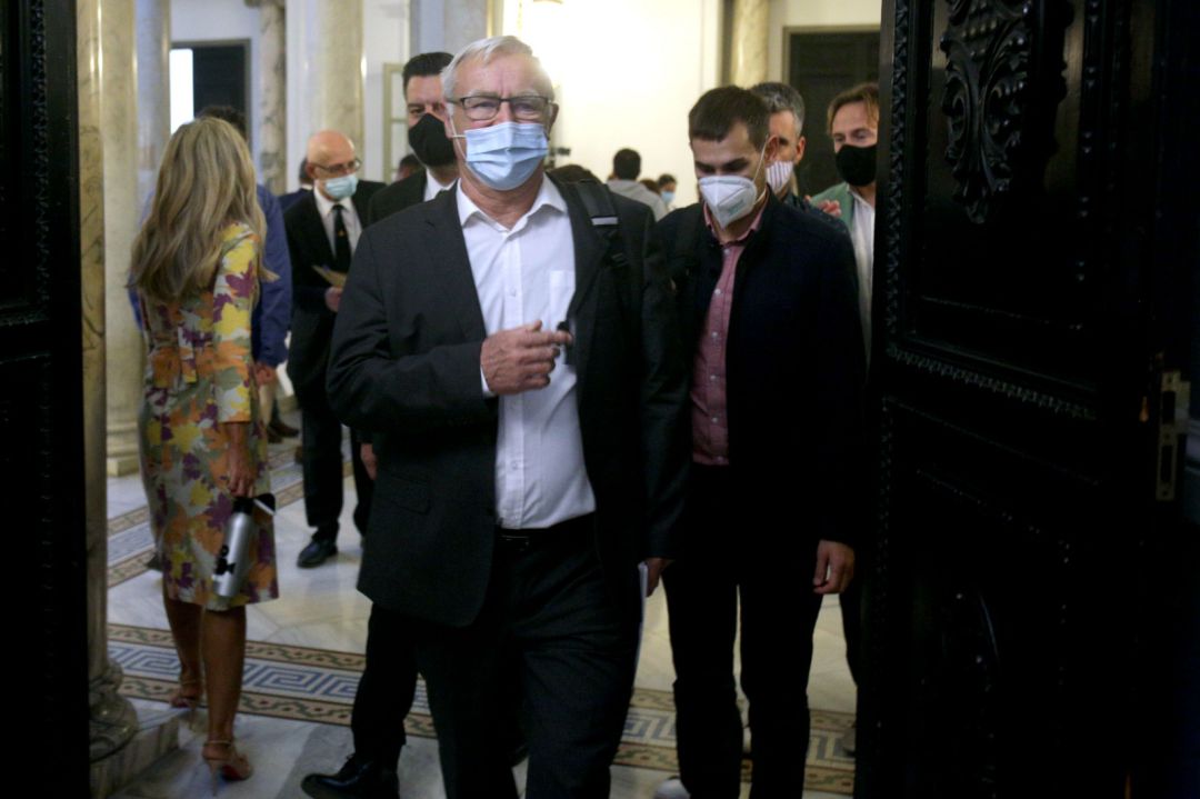 El alcalde de València Joan Ribó este miércoles minutos antes del debate sobre el estado de la ciudad El alcalde de València Joan Ribó este miércoles minutos antes del debate sobre el estado de la ciudad