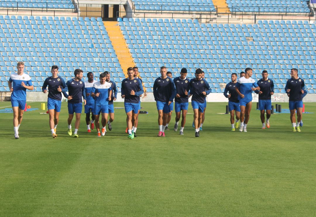 Entrenamiento del Hércules en el Rico Pérez Entrenamiento del Hércules en el Rico Pérez