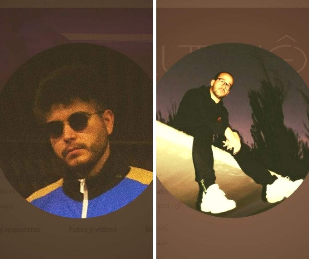 Los artistas arandinos, M. Brownie -Chema Briones- (i) y Disson -Álvar Alonso-. Los artistas arandinos, M. Brownie -Chema Briones- (i) y Disson -Álvar Alonso-.