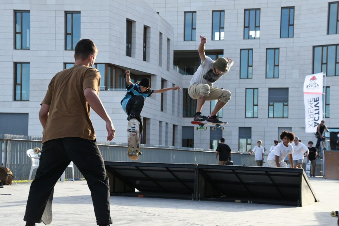 Imagen de archivo del skate park del Portal del Clot. Imagen de archivo del skate park del Portal del Clot.