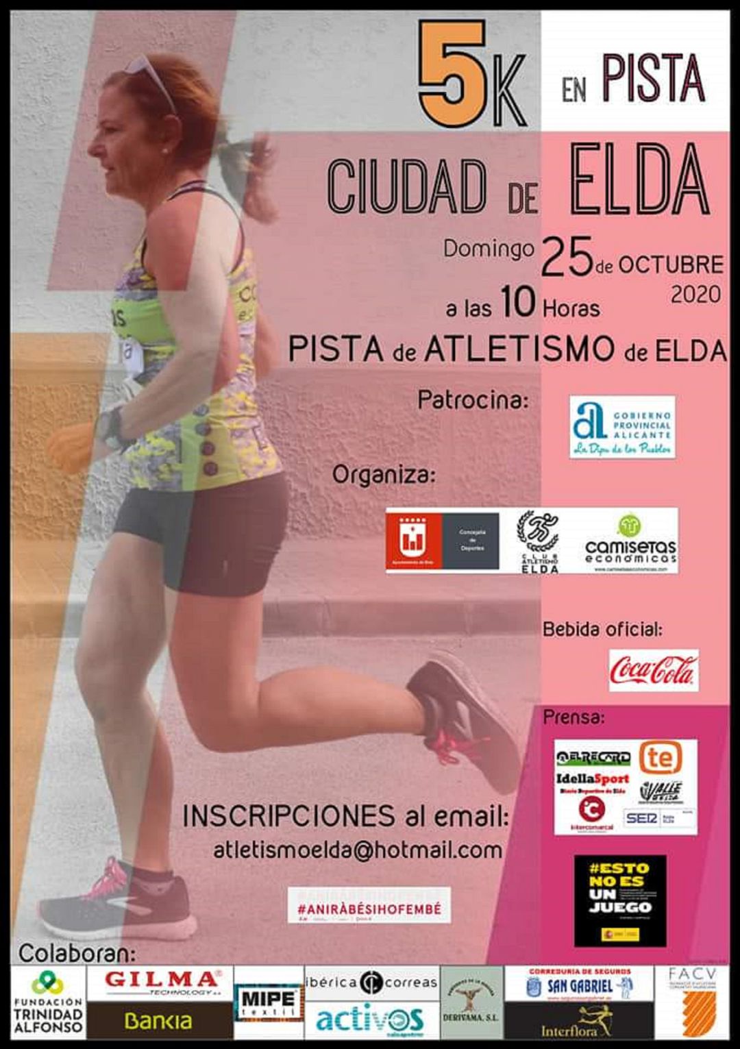 La pista de atletismo de La Sismat acoge el 5K "Ciudad de Elda" La pista de atletismo de La Sismat acoge el 5K "Ciudad de Elda"