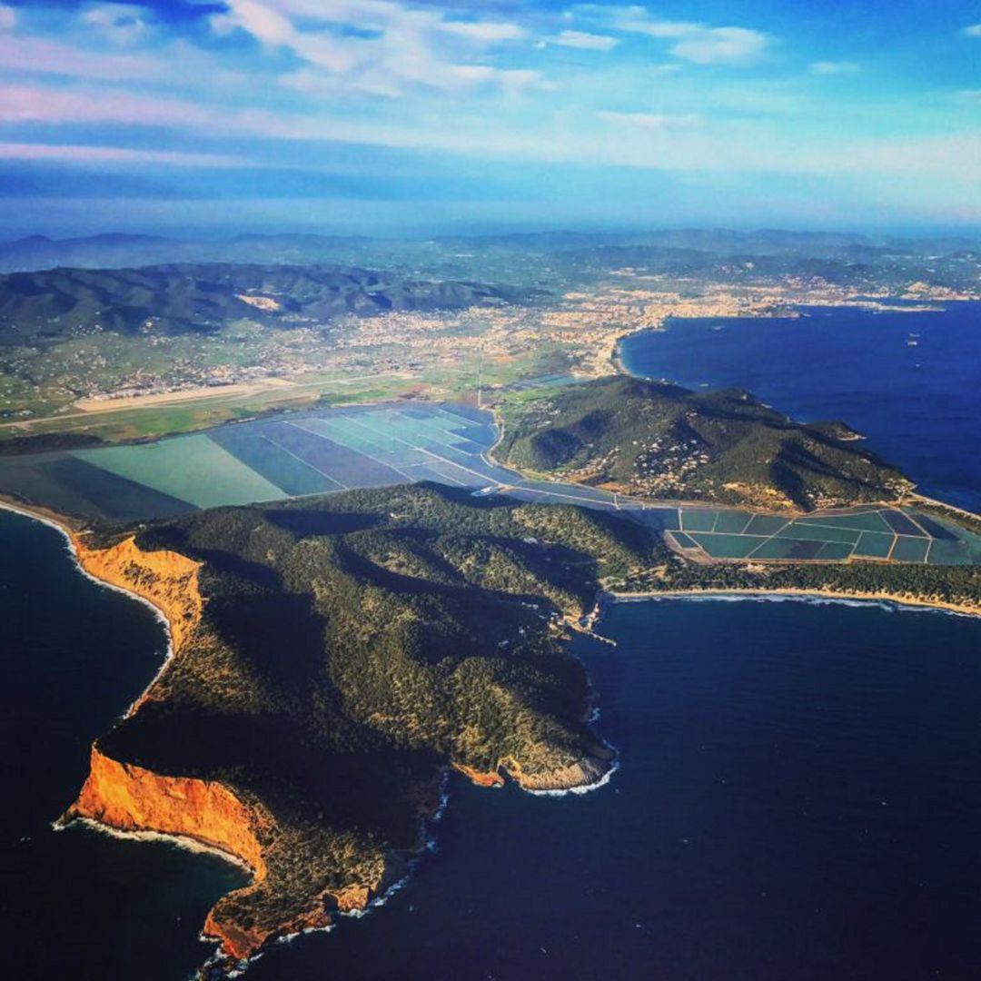 Vista aérea de Ibiza Vista aérea de Ibiza