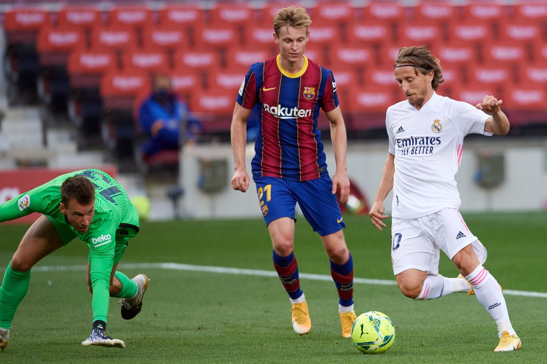 Modric en el Camp Nou Modric en el Camp Nou