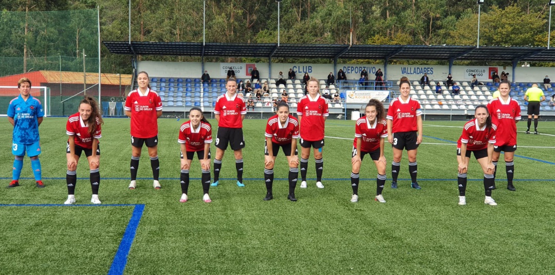 Formacion del equipo santiagués en el primer partido de liga en el que ganó 1-5 al Valladares Formacion del equipo santiagués en el primer partido de liga en el que ganó 1-5 al Valladares