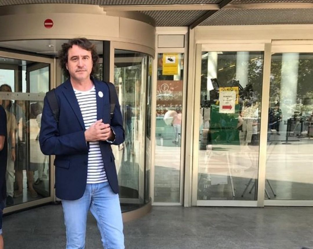 Rubén Trenzano en la Ciudad de la Justicia de València Rubén Trenzano en la Ciudad de la Justicia de València