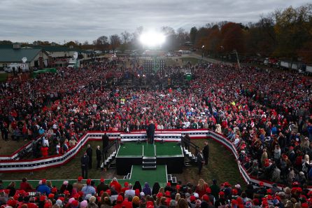 Evento de campaña de Donald Trump en Ohio, uno de los estados clave en estas elecciones Evento de campaña de Donald Trump en Ohio, uno de los estados clave en estas elecciones