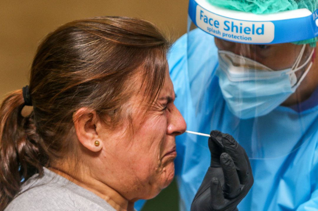Test de coronavirus realizado en Málaga
Test de coronavirus realizado en Málaga