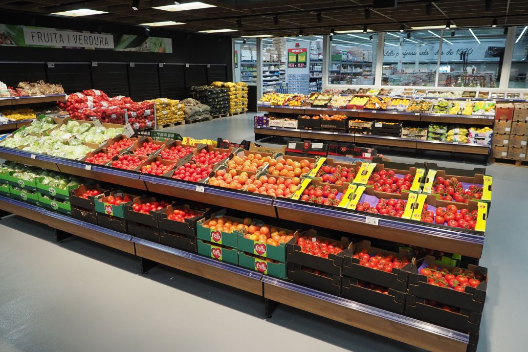 Un supermercado en Figueres (Girona) Un supermercado en Figueres (Girona)