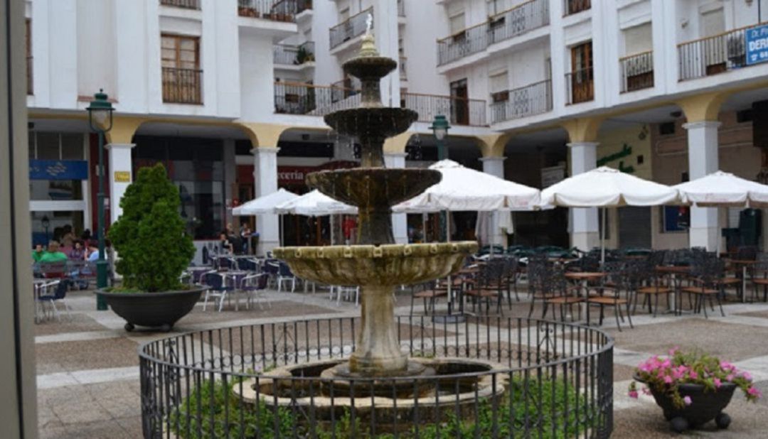 Una terraza montada en Algeciras. Una terraza montada en Algeciras.
