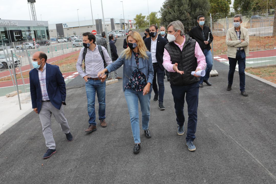 Visita obras parque ciclista de Castelló Visita obras parque ciclista de Castelló
