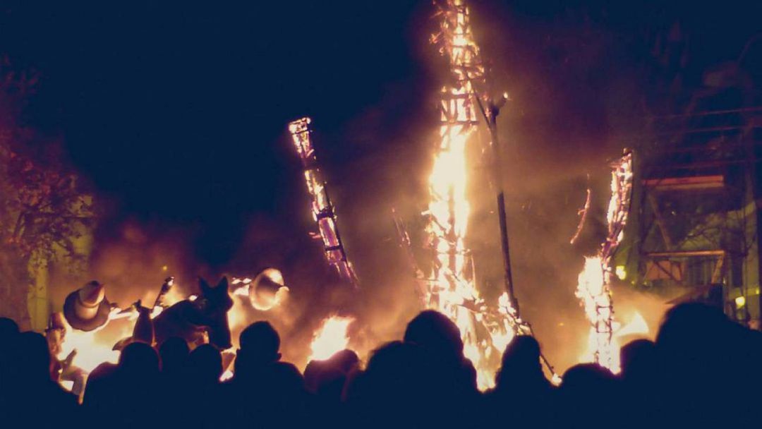 Acto de la Cremà de las fallas Acto de la Cremà de las fallas