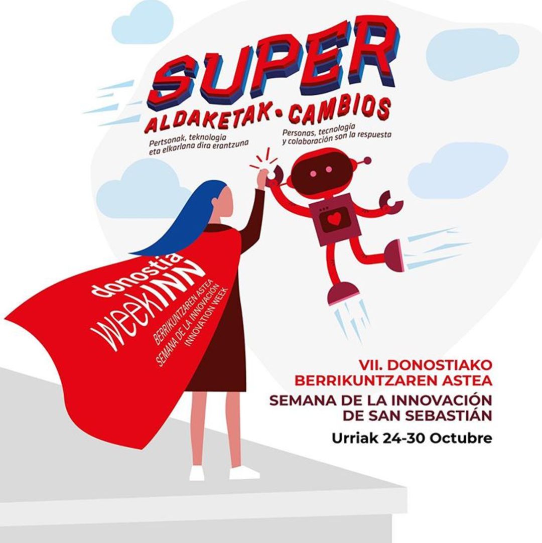 La Semana de la Innovación de San Sebastián se amolda a las nuevas restricciones provocadas por la pandemia La Semana de la Innovación de San Sebastián se amolda a las nuevas restricciones provocadas por la pandemia