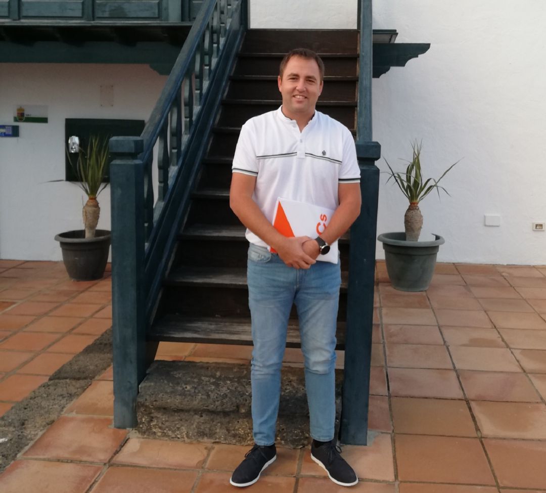 Bruno Medina, portavoz municipal de Ciudadanos (Cs) en Yaiza. Bruno Medina, portavoz municipal de Ciudadanos (Cs) en Yaiza.
