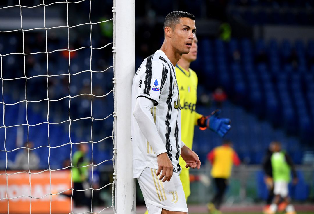 Cristiano Ronaldo, durante el partido contra la Roma. Cristiano Ronaldo, durante el partido contra la Roma.