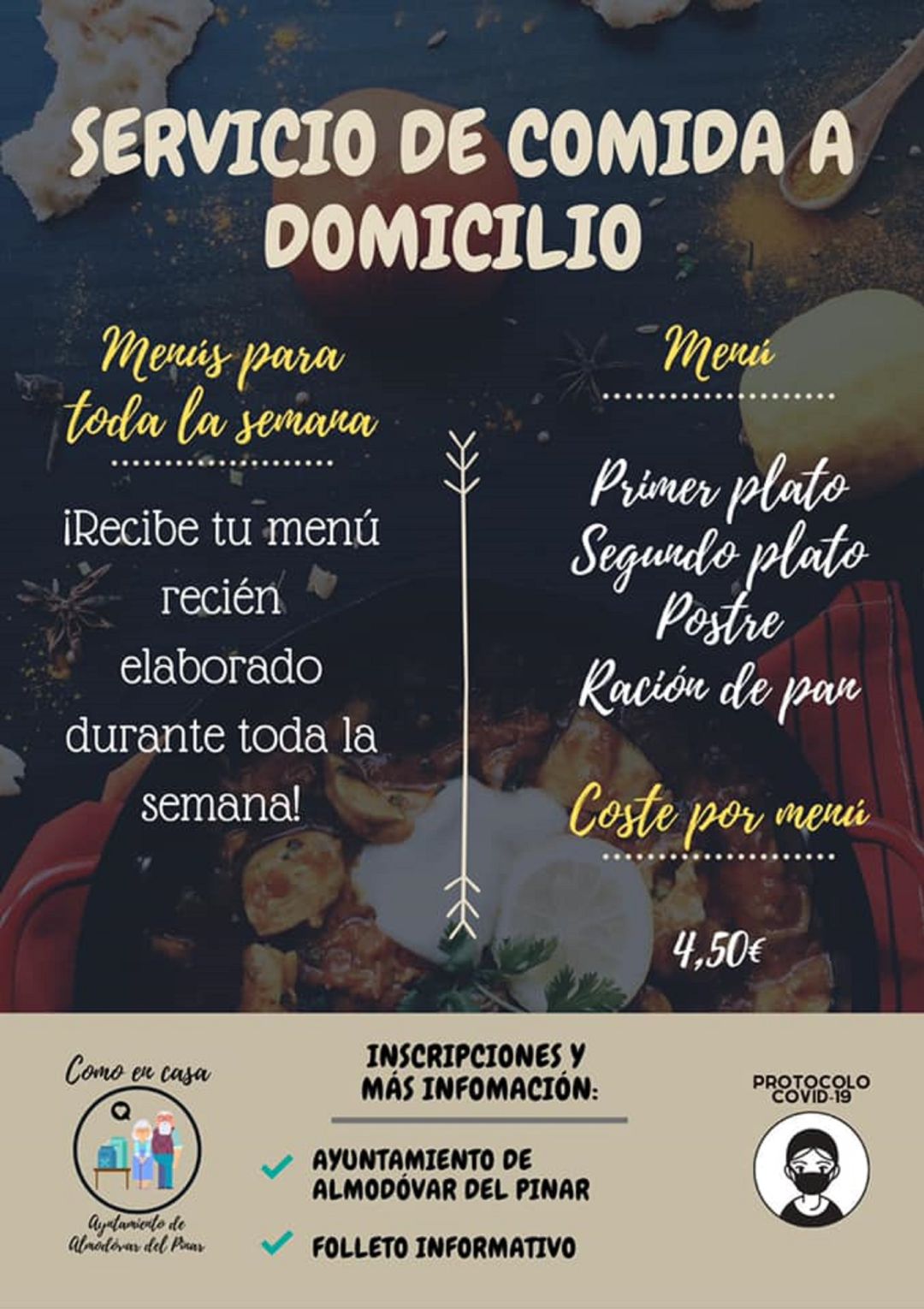 Nuevo servicio de comida a domicilio Nuevo servicio de comida a domicilio