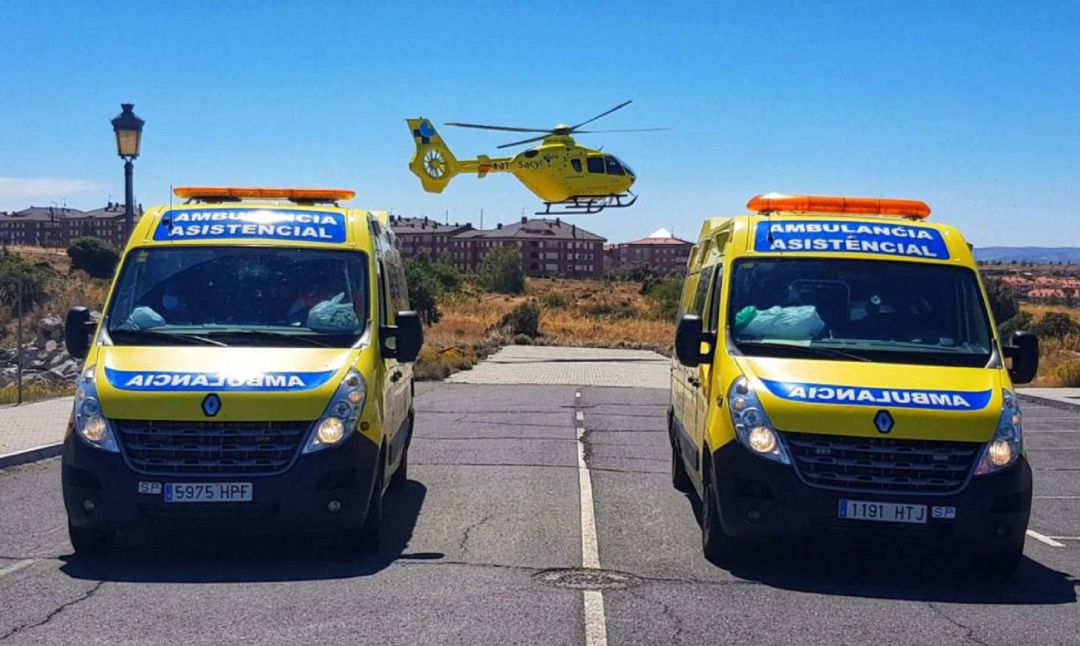 Hasta ahora el helicóptero estaba aterrizando en zonas próximas al Hospital Nuestra Señora de Sonsoles Hasta ahora el helicóptero estaba aterrizando en zonas próximas al Hospital Nuestra Señora de Sonsoles