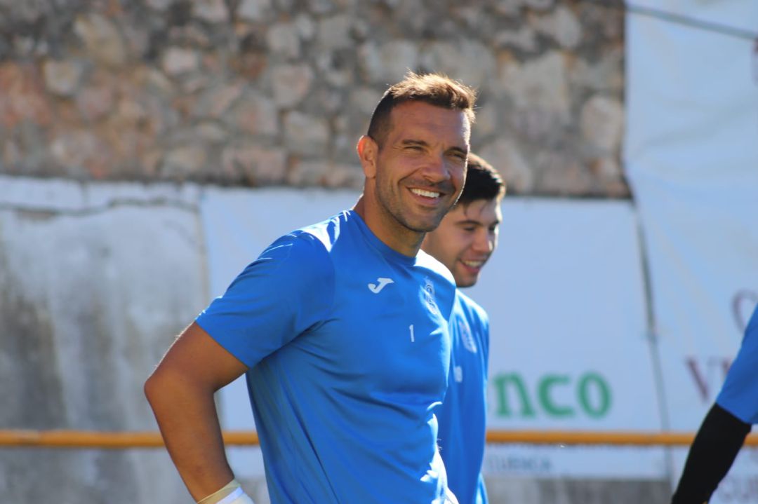 David Sierra en un entrenamiento David Sierra en un entrenamiento