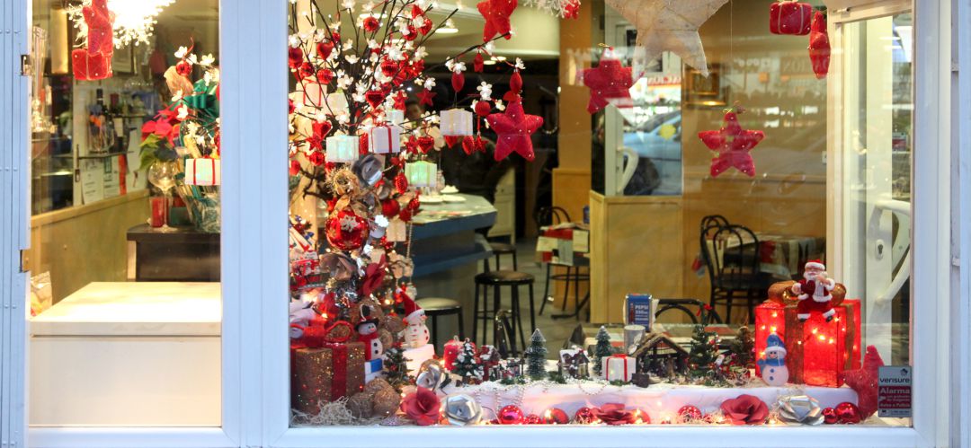 Comercio con motivos navideños Comercio con motivos navideños