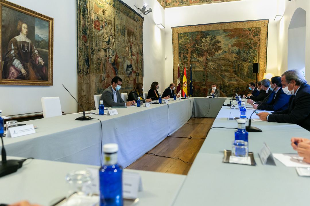 Reunión mantenida este martes en el Palacio de Fuensalida Reunión mantenida este martes en el Palacio de Fuensalida
