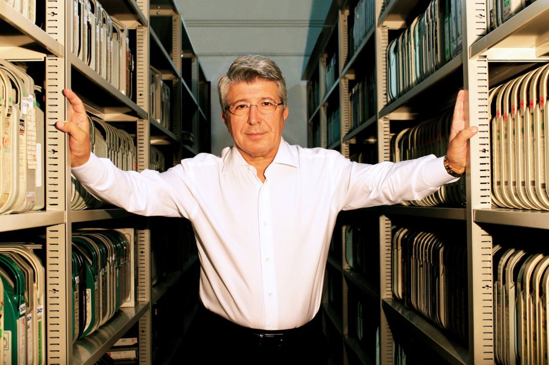 Enrique Cerezo en los archivos de EGEDA Enrique Cerezo en los archivos de EGEDA