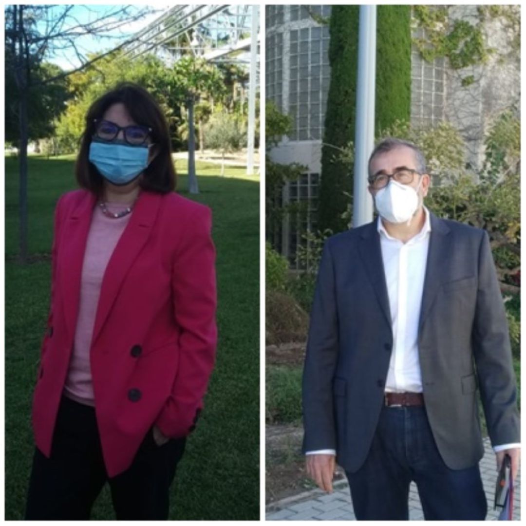 Amparo Navarro y José Cabezuelo Amparo Navarro y José Cabezuelo