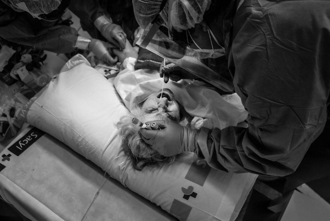 Una de las fotos de Paco Santamaría nominadas en el apartado de reportaje gráfico Una de las fotos de Paco Santamaría nominadas en el apartado de reportaje gráfico