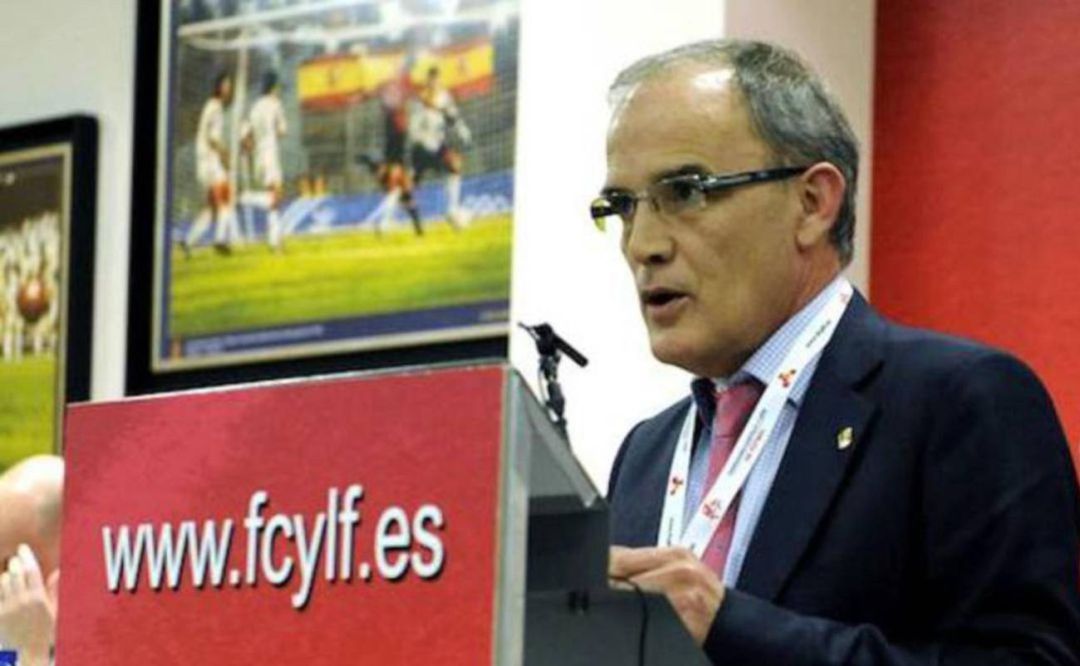 Marcelino Maté, presidente de la FCyLF. Marcelino Maté, presidente de la FCyLF.