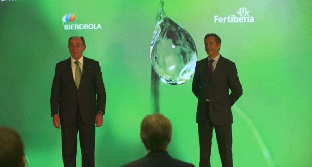 Ignacio Sánchez Galán (i) y Javier Goñi, presidentes de Iberdrola y Fertiberia respectivamente Ignacio Sánchez Galán (i) y Javier Goñi, presidentes de Iberdrola y Fertiberia respectivamente