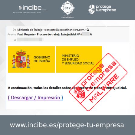 Este es el correo en cuestión. Este es el correo en cuestión.