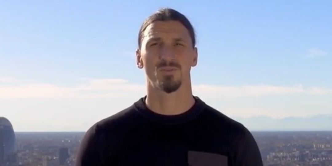 Zlatan Ibrahimovic, durante el vídeo en el que ha recomendado precaución con el coronavirus Zlatan Ibrahimovic, durante el vídeo en el que ha recomendado precaución con el coronavirus