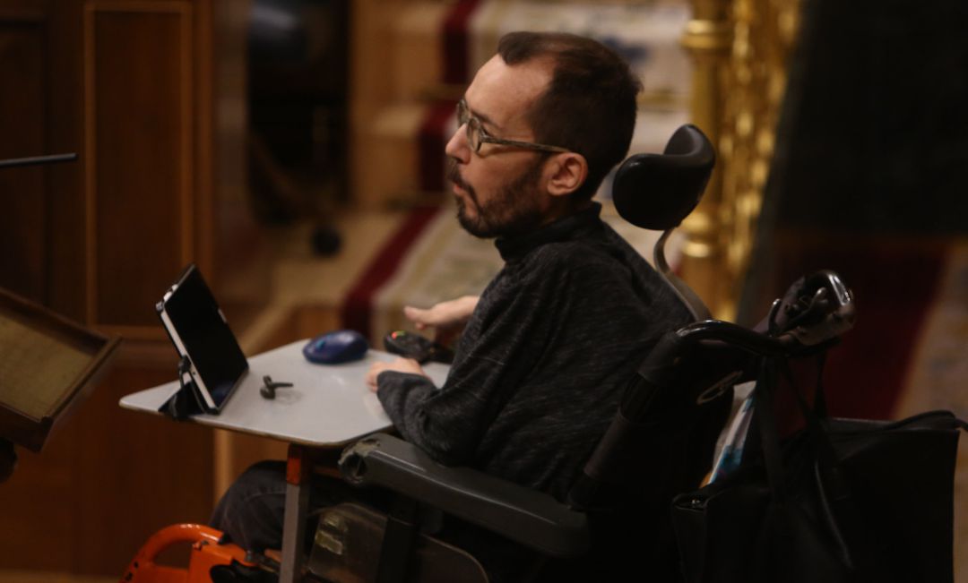 El portavoz de Unidas Podemos (UP) en el Congreso de los Diputados, Pablo Echenique. El portavoz de Unidas Podemos (UP) en el Congreso de los Diputados, Pablo Echenique.