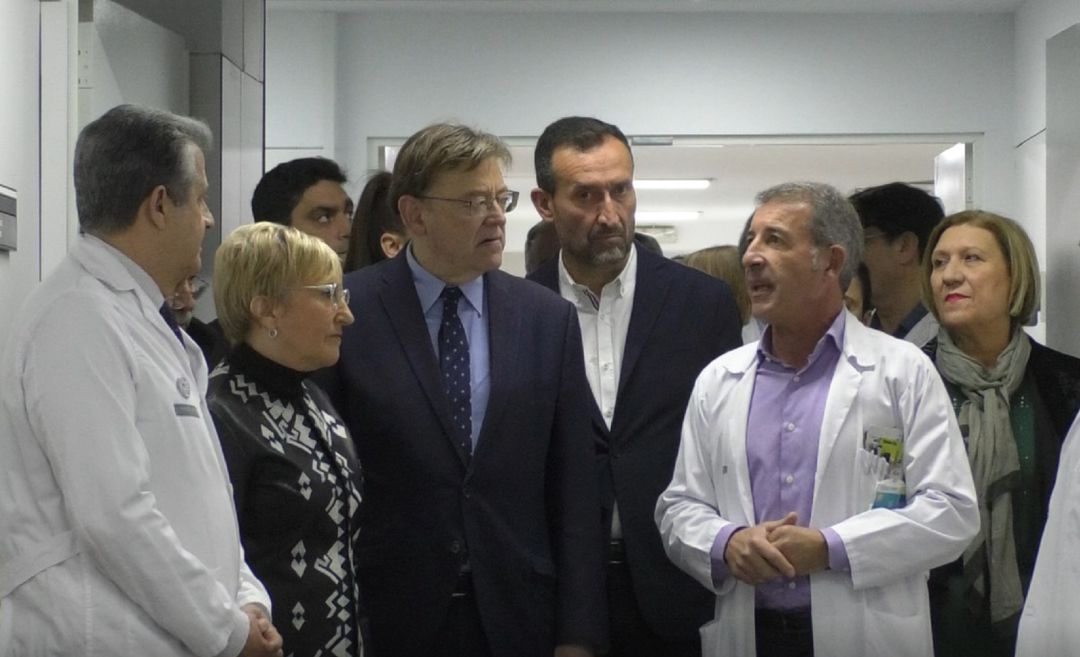 Visita de Ximo Puig al Hospital General (Imagen de archivo) Visita de Ximo Puig al Hospital General (Imagen de archivo)