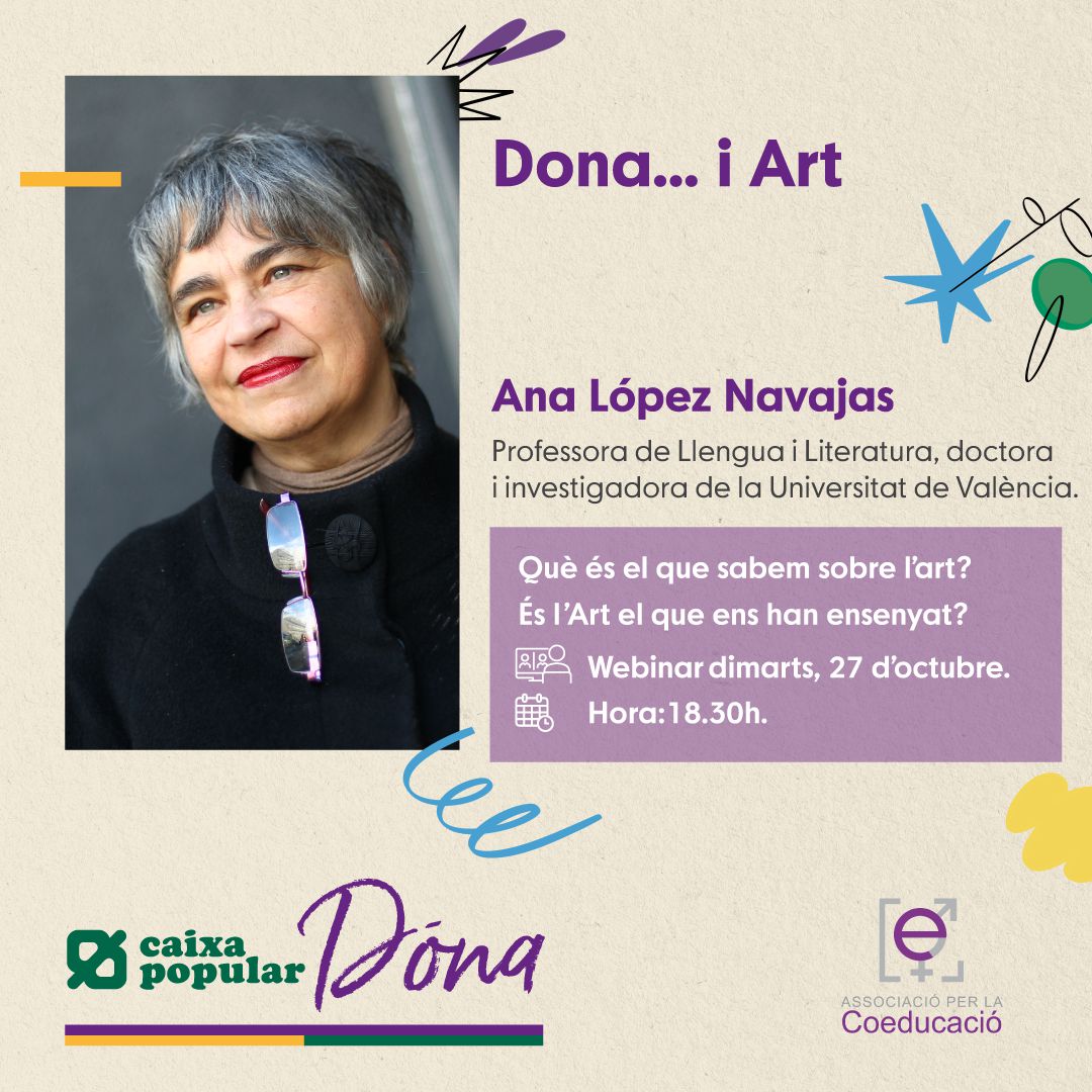 Ana López, una de las ponentes del proyecto "Dona i ..." Ana López, una de las ponentes del proyecto "Dona i ..."