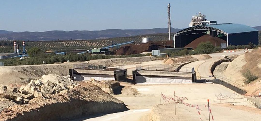 Obras en la A-32. Obras en la A-32.