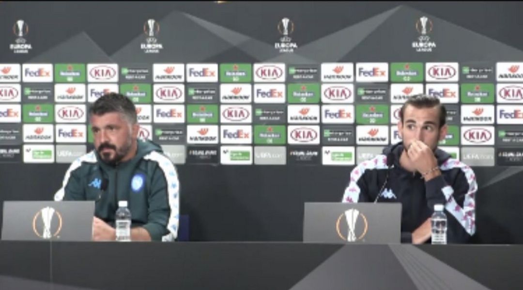 Gattuso comparece en Anoeta con Fabián Ruiz Gattuso comparece en Anoeta con Fabián Ruiz