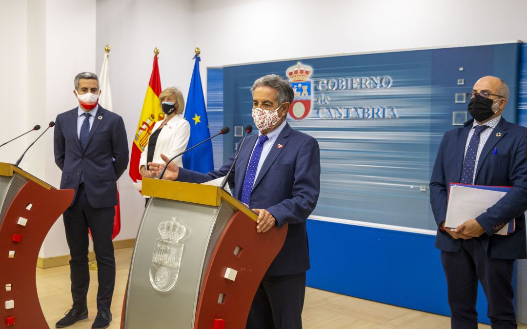 Rueda de prensa del Gobierno de Cantabria Rueda de prensa del Gobierno de Cantabria